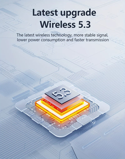 Wireless Earbuds with Long Battery Life, Mini Design, Dual Stereo Sound, Touch Control, Volume Control, Crystal Microphone, 180mAh Lithium Polymer Battery, Type-C Charging, Semi-Open Back Earcups, Non-Waterproof, Compatible w