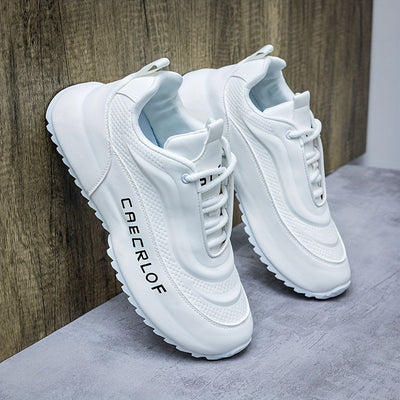 Men'S High-Heeled Dad Shoes, Casual And Comfortable Sneakers, Sports Shoes, Running, Fashionable And Versatile, Breathable Lace-Up Men'S Shoes