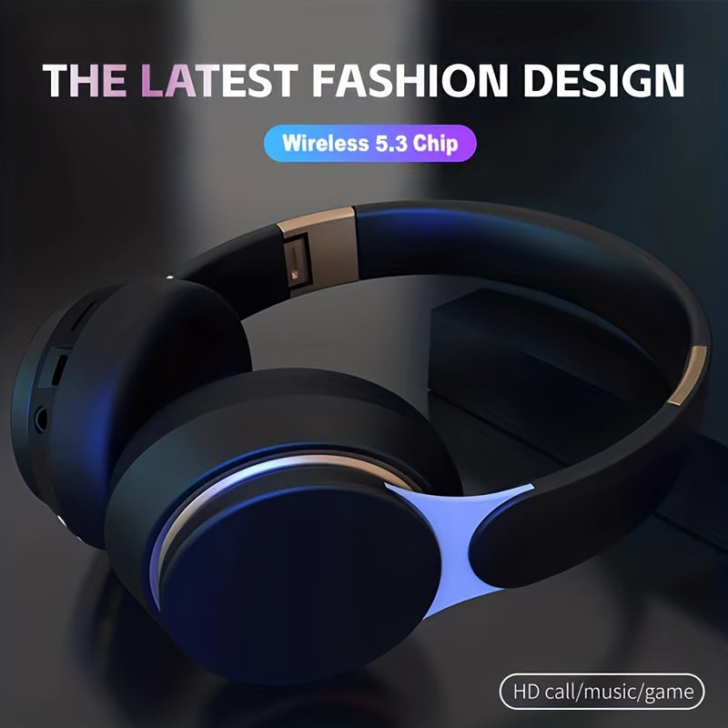 Wireless Headset Wireless Earphone Wireless 5.0 Cute Earbuds Headsets Foldable Lightweight Headphones Suitable For Travel Work Mobile Phone Computer Laptop Christmas Gift For Friends.