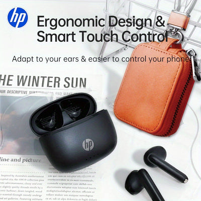 HP Prismatic Gradient Wireless Earbuds with 22H Playtime, Auto-Pairing, Clear Talk Noise Reduction Mic, Touch Control for iOS/Android - Ideal for Gaming & Workouts, Perfect Holiday/Halloween Gift, Wireless Earbuds, Workout He