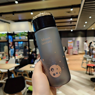 1pc Durable Frosted Plastic Water Bottle - Perfect for Outdoor Sports, Yoga, Camping & Hiking, Hiking Accessories