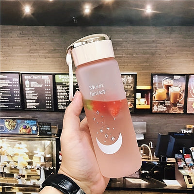 1pc Durable Frosted Plastic Water Bottle - Perfect for Outdoor Sports, Yoga, Camping & Hiking, Hiking Accessories