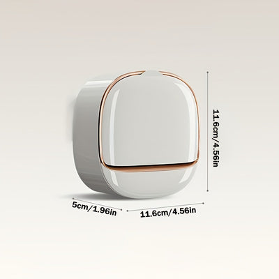 1pc Wall-Mounted No-Drill Soap Dish with Drainage, Storage Organizer for Bathroom, Shower, Sink, Kitchen, Universal Soap Holder, Shower Storage, Bathroom Organizer, Sleek Design, Modern Soap Tray, Sturdy Organizer, Universal