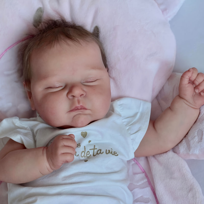 19 In/49cm Reborn Dolls, Realistic Dolls, Handmade Vinyl Doll With Accessories, Birthday Gifts, Chritsmas Gift Easter Gift