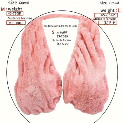 [Beach Ready] Quick-Dry & Breathable Towel Wrap with Adjustable Strap - Ultra-Soft Coral Fleece, Sleeveless Neck Design for Beach, Sports & Daily Wear - Lightweight, Durable & Versatile Towel Corset in Blue, Pink, Green, Purp