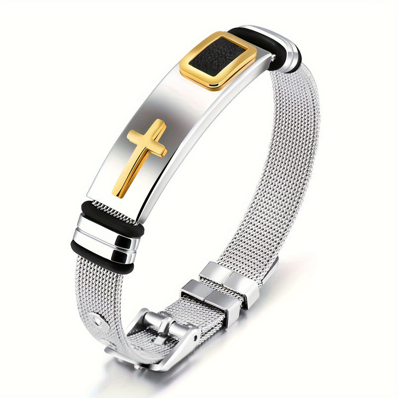 3pcs Cross Titanium Steel Cool Men&