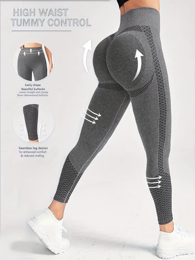 [Comfortable Sports Tights] Super Comfortable High-waisted Compression Sports Tights | Abdominal Control, Sweat-wicking, Four-way Stretch, Adjustable Length, Wide Waistband, Elegant Design - Suitable for Women, Perfect for Yo