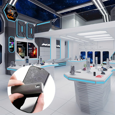 2in1 Microfiber Screen Cleaner Spray Bottle Set, Suitable for Mobile Phone and Computer Microfiber Cloth Wiper, Suitable for iPhone Cleaning Glasses Wiper