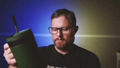 40oz Insulated Stainless Steel Tumbler with Dual Handles - Leakproof, PVC-Free, Perfect for Sports & Home Use