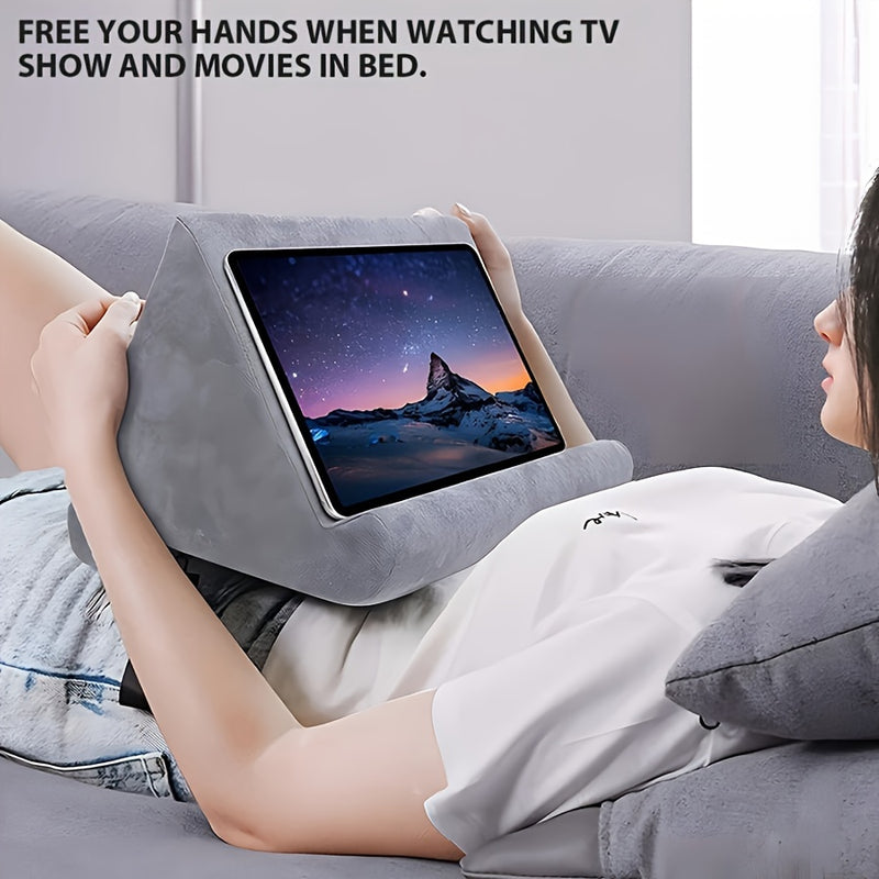 Adjustable Carbon Fiber Tablet Stand, Compressible Angle for Reading, Electronic Computer Accessory, Bedside Support for Tablets