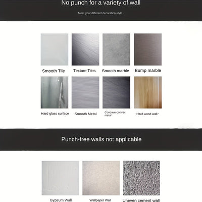 1pc Wall-Mounted No-Drill Soap Dish with Drainage, Storage Organizer for Bathroom, Shower, Sink, Kitchen, Universal Soap Holder, Shower Storage, Bathroom Organizer, Sleek Design, Modern Soap Tray, Sturdy Organizer, Universal