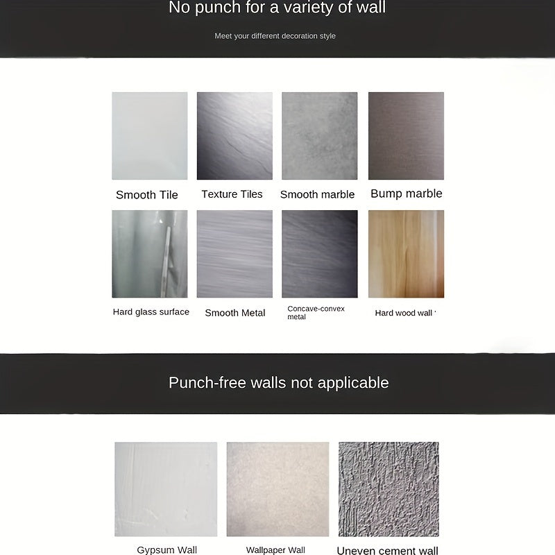 1pc Wall-Mounted No-Drill Soap Dish with Drainage, Storage Organizer for Bathroom, Shower, Sink, Kitchen, Universal Soap Holder, Shower Storage, Bathroom Organizer, Sleek Design, Modern Soap Tray, Sturdy Organizer, Universal