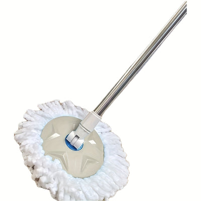 New Rotating Home Mop and Bucket Set, Wet & Dry Use, 360° Swivel for Easy Cleaning Without Electricity or Handwashing. Durable Dust-Removing Tool Suitable for Hardwoods, Laminate Floors, Tiles, Wooden Surfaces – Essential