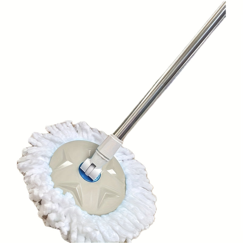 New Rotating Home Mop and Bucket Set, Wet & Dry Use, 360° Swivel for Easy Cleaning Without Electricity or Handwashing. Durable Dust-Removing Tool Suitable for Hardwoods, Laminate Floors, Tiles, Wooden Surfaces – Essential