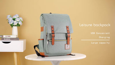 Student Backpack Travel Backpack Outdoor Casual Bag For Men And Women Computer Bag Shoulder Bag Multi-purpose Backpack With Belt Decoration