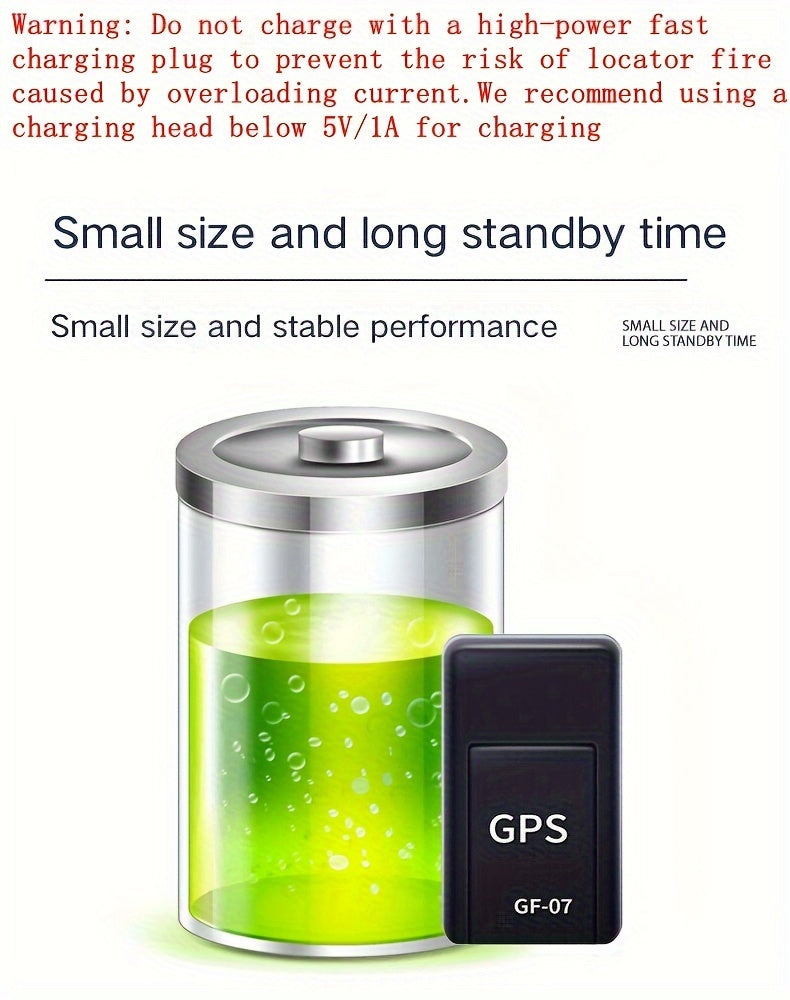 Mini Magnetic Car GPS Tracker - Real-Time Location Device, No SIM Card Needed, 2G Network Support, Rechargeable Lithium Battery, Universal Mounting, Perfect for Fleet Management and Personal Vehicle Tracking, Vehicle Tracking