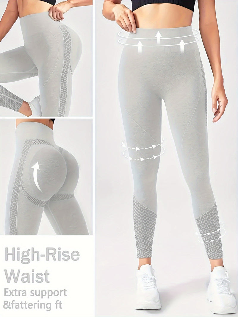 [Comfortable Sports Tights] Super Comfortable High-waisted Compression Sports Tights | Abdominal Control, Sweat-wicking, Four-way Stretch, Adjustable Length, Wide Waistband, Elegant Design - Suitable for Women, Perfect for Yo