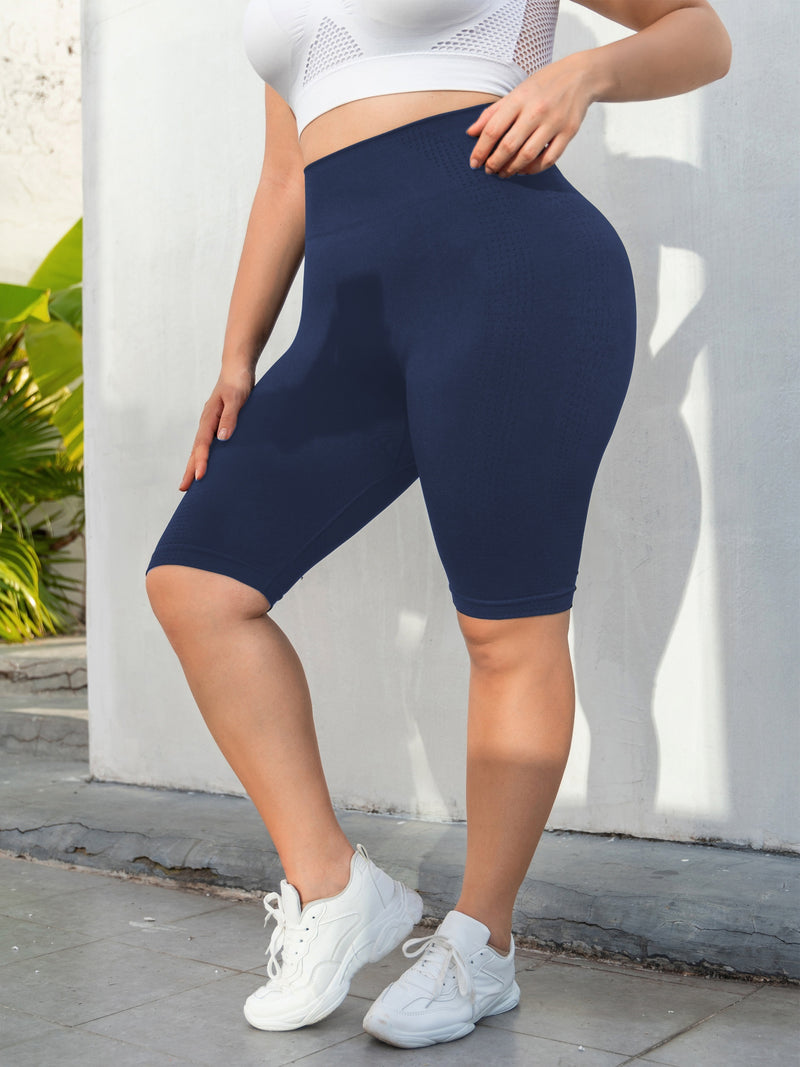 Plus Size Sports Shorts, Women&