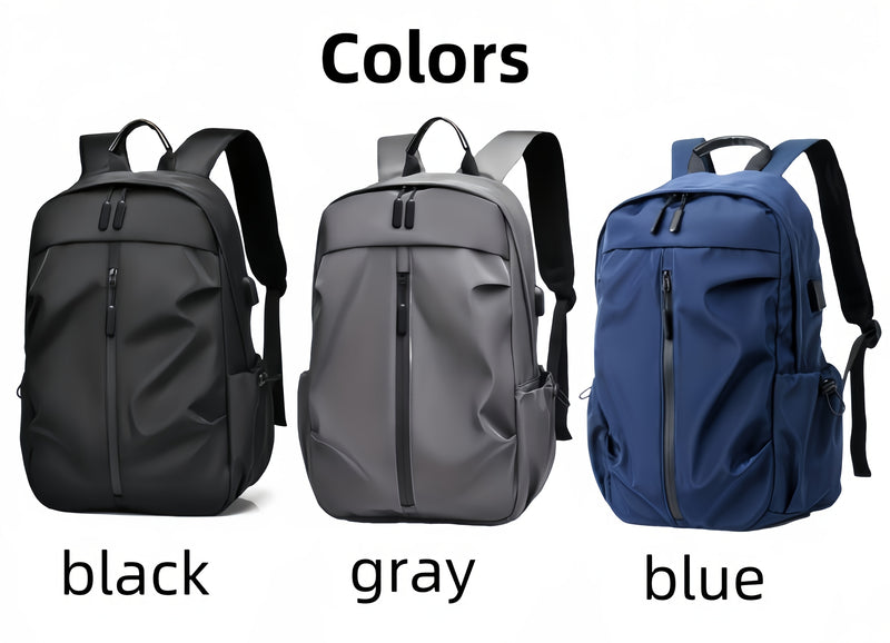 [Lightweight Double Shoulder Laptop Backpack] Men&