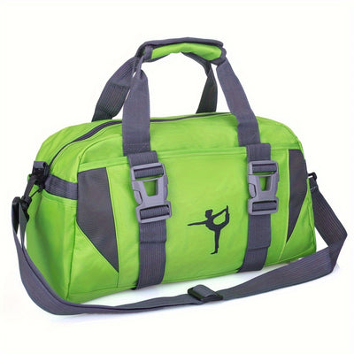 Large Capacity Travel Duffel Bag - Nylon, Zippered, Adjustable Strap, Durable Sports & Fitness Bag for Gym, Yoga, and Workout Gear, Gym Gear Bag|Adjustable Strap Bag|Zippered Closure, Gym Bag