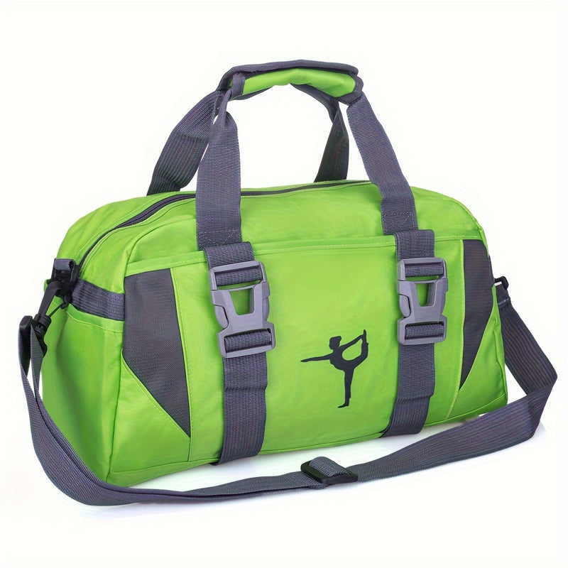 Large Capacity Travel Duffel Bag - Nylon, Zippered, Adjustable Strap, Durable Sports & Fitness Bag for Gym, Yoga, and Workout Gear, Gym Gear Bag|Adjustable Strap Bag|Zippered Closure, Gym Bag