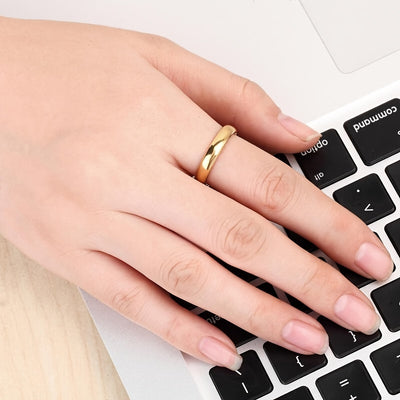 Fashion Style Tungsten Ring, 4Mm/0.38cm, Durable High-Quality Engagement Wedding Band for Men And Women