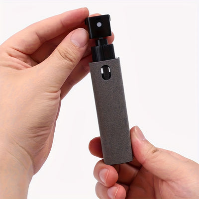 2in1 Microfiber Screen Cleaner Spray Bottle Set, Suitable for Mobile Phone and Computer Microfiber Cloth Wiper, Suitable for iPhone Cleaning Glasses Wiper