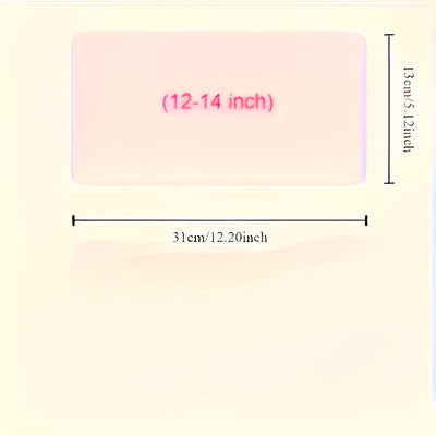 1pc 1 Style 3 Colors Ultra-Thin Keyboard Protective Film Suitable for 30.48-35.56 cm Laptops, Ultra-Thin Silicone Waterproof And Dustproof Keyboard Protective Film, Lightweight And Flexible Protective Film