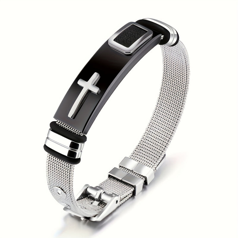 3pcs Cross Titanium Steel Cool Men&