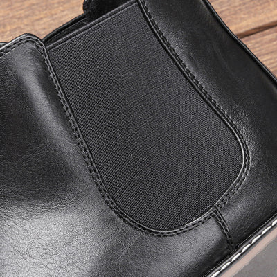 حذاء تشيلسي رجالي أنيق سهل الارتداء بنعل ناعم ومريح