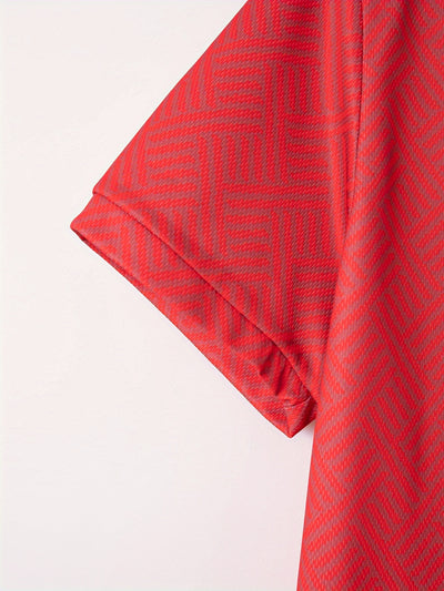 تي شيرت رجالي بأكمام قصيرة + شورت بدلة رياضية كاجوال باللون الأزرق