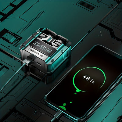 سماعات أذن لاسلكية TWS Audifonos Inalambrico 5.0 داخل الأذن مقاومة للماء، سماعة أذن صغيرة ستيريو لهاتف Xiaomi وهاتف Iphone وسماعات أذن للألعاب