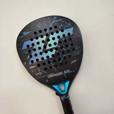 Ultra-Light High-Performance Carbon Fiber Tennis Racket - Blue, Beach & Paddleball Paddle with Ergonomic Handle for Enhanced Control and Power, Beach Paddleball Racket | Sleek Sports Racket | Durable Sports Equipment