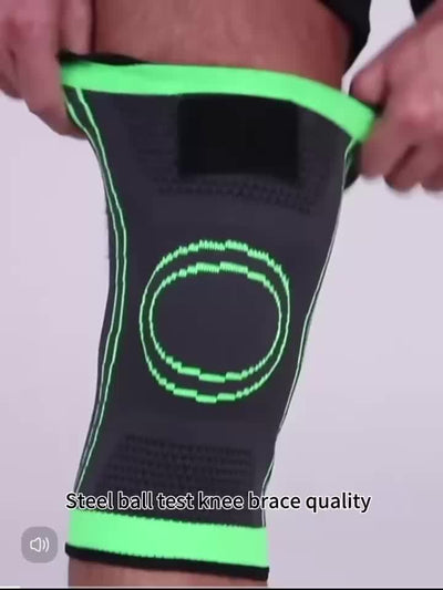 1pc Premium Breathable Compression Knee Brace - Advanced Joint Support for Sports, Gym & Hiking - Durable Protector with Enhanced Elasticity for Fitness, Weightlifting, and Mountaineering Adventures