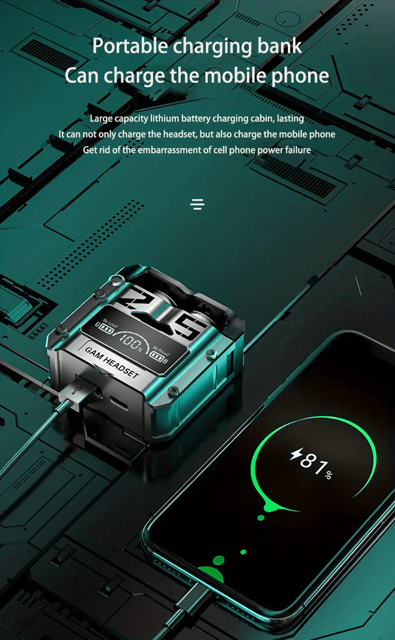 سماعات أذن لاسلكية TWS Audifonos Inalambrico 5.0 داخل الأذن مقاومة للماء، سماعة أذن صغيرة ستيريو لهاتف Xiaomi وهاتف Iphone وسماعات أذن للألعاب