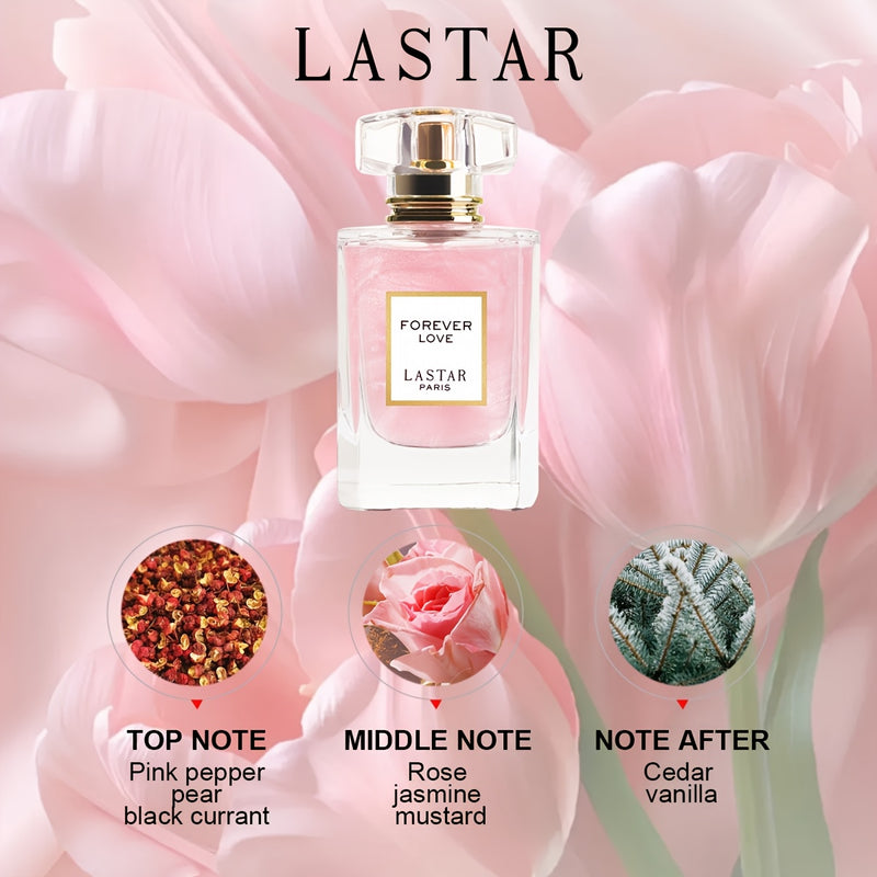 LASTAR Rose Golden Eau De Parfum for Women - Long-Lasting Fragrance, Quicksand Effect, Ideal for Dates & Parties - Elegant Gift for Her on New Year & Valentine&