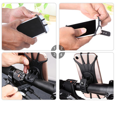 Stroller Mobile Phone Holder Rack, Universal 360 Rotatable Pram Cart Phone Holder