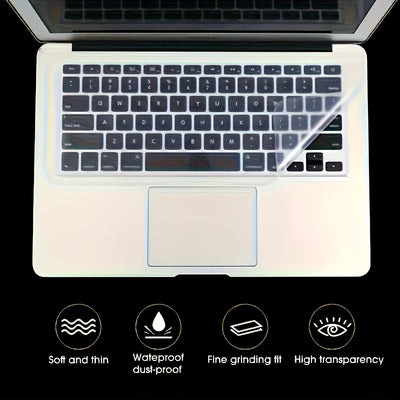 1pc 1 Style 3 Colors Ultra-Thin Keyboard Protective Film Suitable for 30.48-35.56 cm Laptops, Ultra-Thin Silicone Waterproof And Dustproof Keyboard Protective Film, Lightweight And Flexible Protective Film