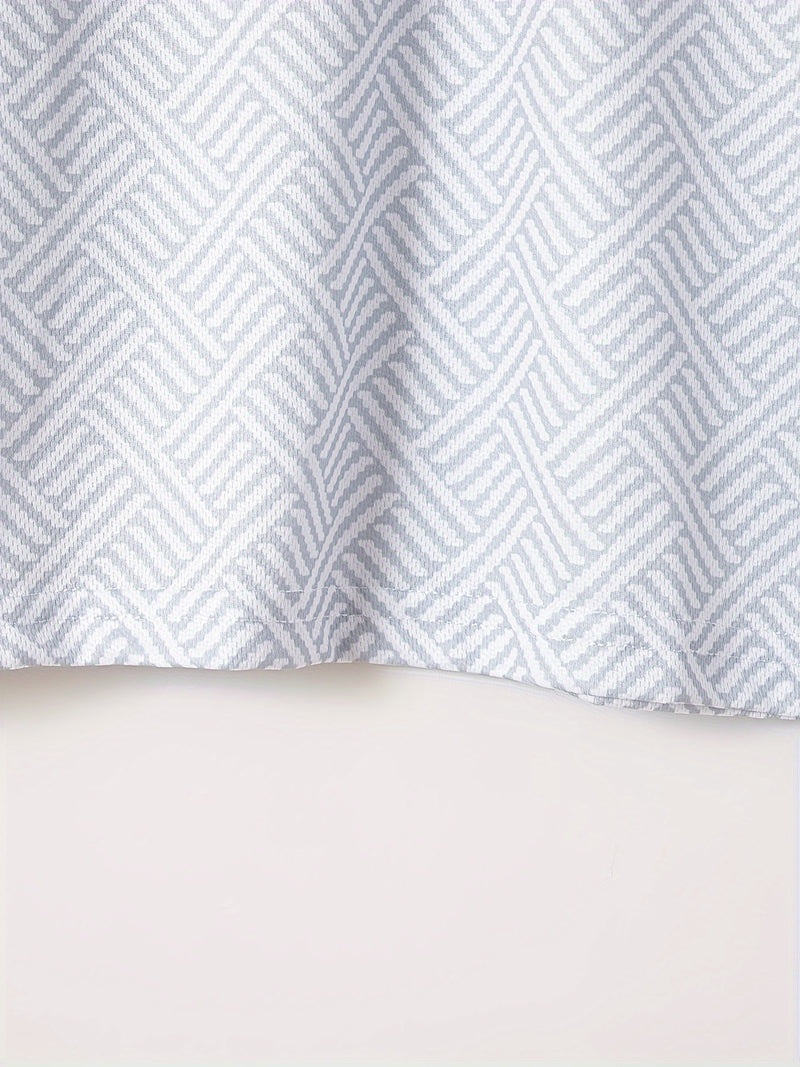 تي شيرت رجالي بأكمام قصيرة + شورت بدلة رياضية كاجوال باللون الأزرق