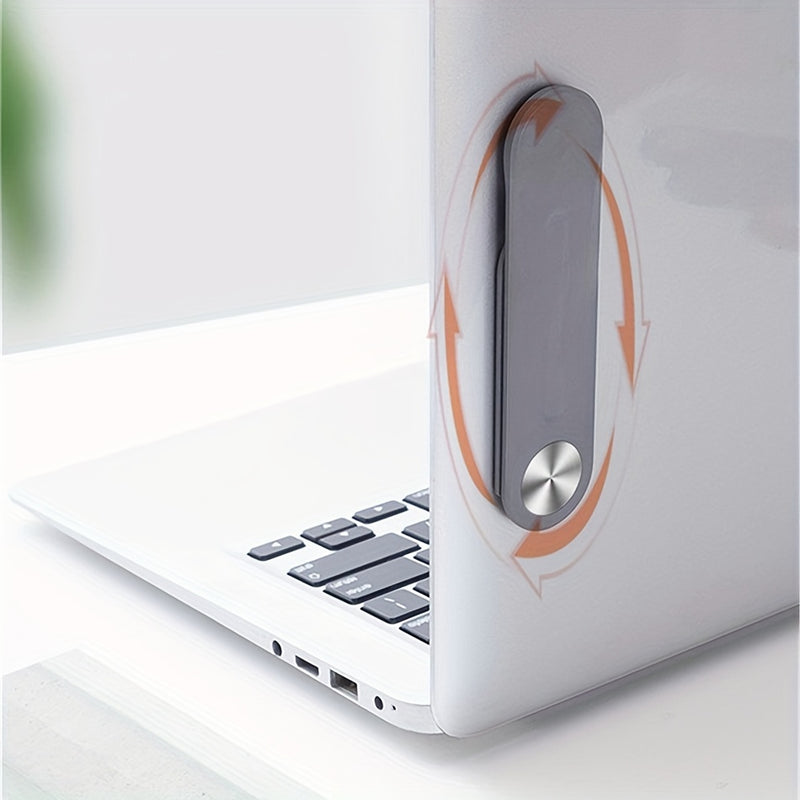 حامل شاشة كمبيوتر محمول مزود بحلقة مغناطيسية مجانية مكون من 3 قطع، مشبك شاشة مزدوج من البلاستيك اللاصق المغناطيسي، حامل توسيع للكمبيوتر المحمول