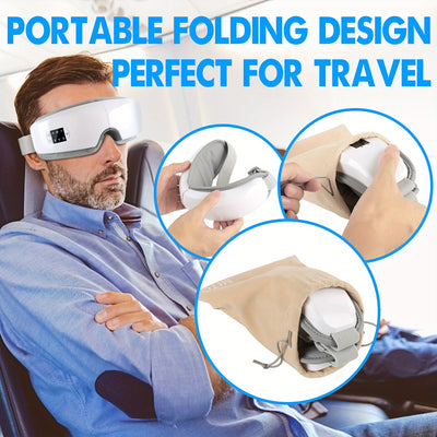 Eye massager 4D intelligent multi-functional massager Pneumatic massage Vibration massage Hot compress music eye massage