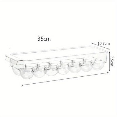 ZHOHO TANT 3-Tier Egg Holder for Refrigerator – Clear Plastic Egg Storage Container with Large Capacity, Durable & Easy Access Design for Home Kitchen Organization, Egg Trays