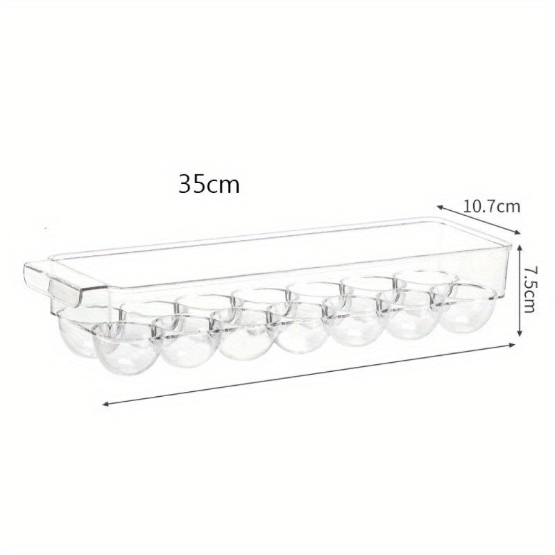 ZHOHO TANT 3-Tier Egg Holder for Refrigerator – Clear Plastic Egg Storage Container with Large Capacity, Durable & Easy Access Design for Home Kitchen Organization, Egg Trays