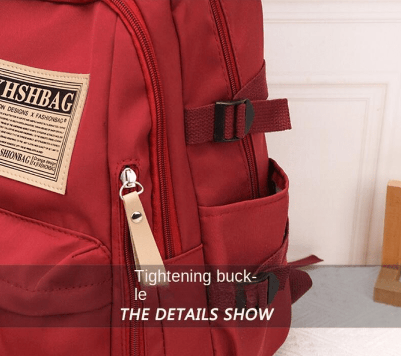 Vintage Retro   Backpack Large Capacity, School And Travel Rucksack With Multiple Pockets