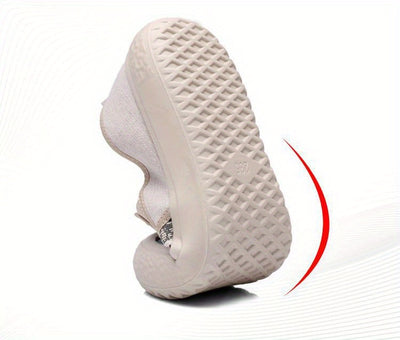 Women's Butterfly Pattern Sneakers, Casual Slip On Outdoor Shoes, Lightweight Low Top Shoes