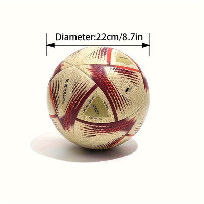 1pc Size 5 Soccer Ball, Professional Football for Training Competition, with Needle And Ball Net