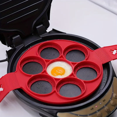 1pc, Silicone Non-Stick Pancake Mold, Egg Frying Mold, Baking Tool, Kitchen Supplies, Kitchen Accessories
