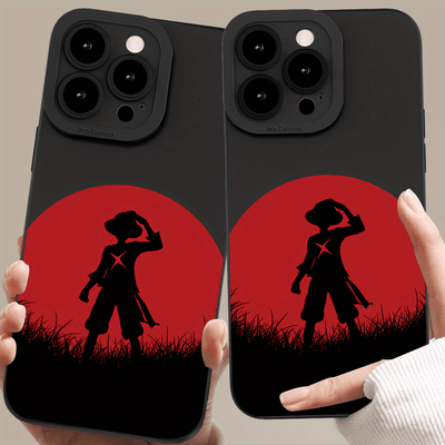 New High-End Design Anime Pattern Printing Shockproof And Drop-Proof Mobile Phone Case Ultra-Thin Matte Feel Anti-Fingerprint Effect for Iphone11 12 13 14 15 Pro Max XS XR X 7 8 Plus Mini SE Can Be Given As a Gift to Male Fem
