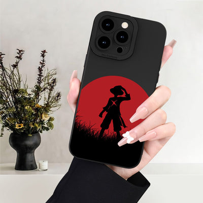 New High-End Design Anime Pattern Printing Shockproof And Drop-Proof Mobile Phone Case Ultra-Thin Matte Feel Anti-Fingerprint Effect for Iphone11 12 13 14 15 Pro Max XS XR X 7 8 Plus Mini SE Can Be Given As a Gift to Male Fem