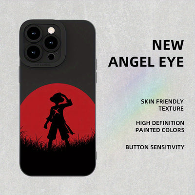 New High-End Design Anime Pattern Printing Shockproof And Drop-Proof Mobile Phone Case Ultra-Thin Matte Feel Anti-Fingerprint Effect for Iphone11 12 13 14 15 Pro Max XS XR X 7 8 Plus Mini SE Can Be Given As a Gift to Male Fem